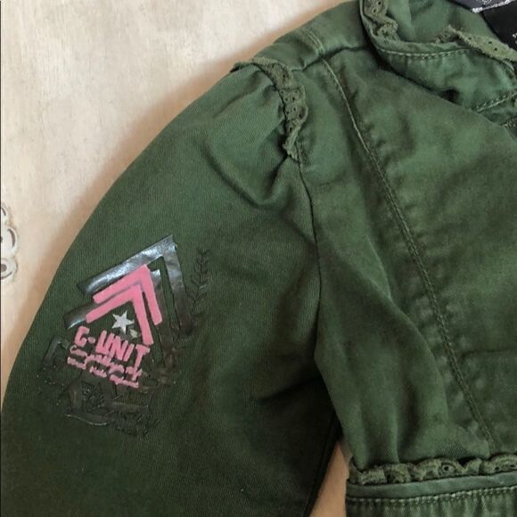 G-unit girls army green blazer size 8 - Picture 3 of 7